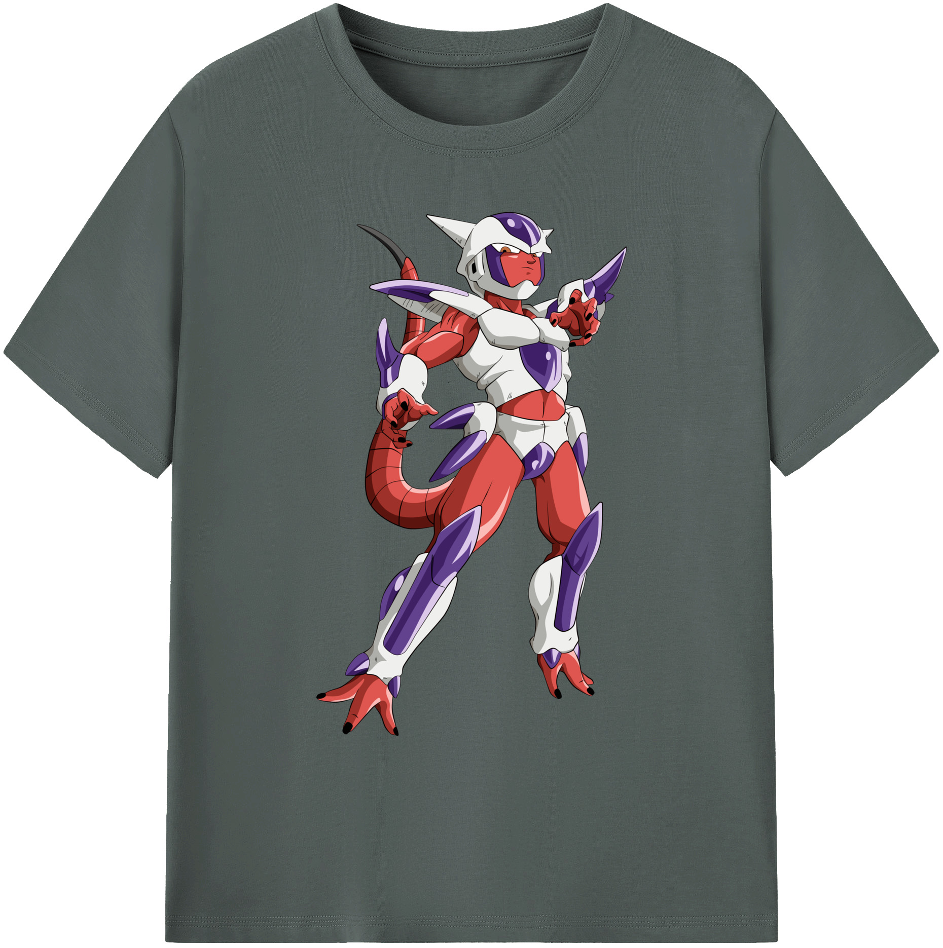 （画像用） ドラゴンボール フリーザ DRAGON BALL Frieza 綿100％ メンズ半袖Tシャツ｜肌触りやわらか＆通気性